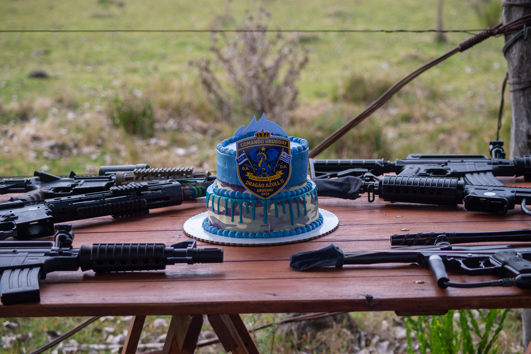 Paintball Dragon Azul